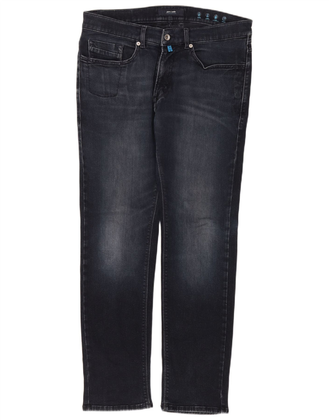Jeans slim da uomo Pierre Cardin W35 L32 cotone blu navy
