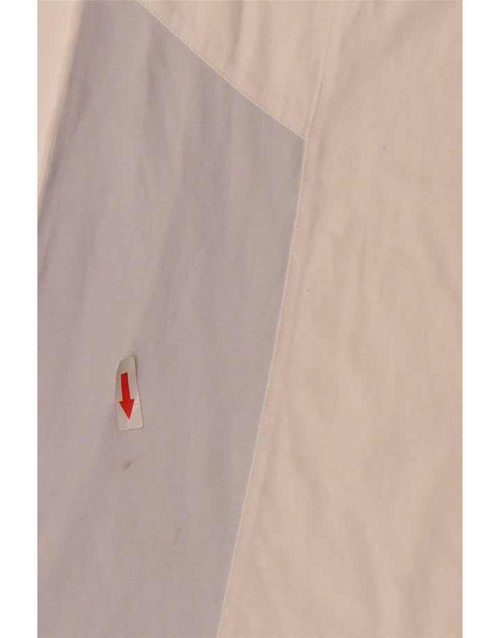 T-shirt grafica da uomo Nike Top in cotone color block bianco medio