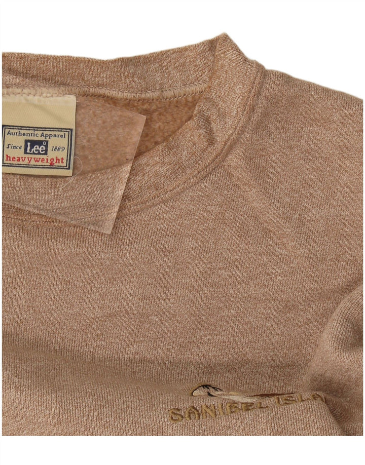 Felpa da uomo Lee Maglione grande beige