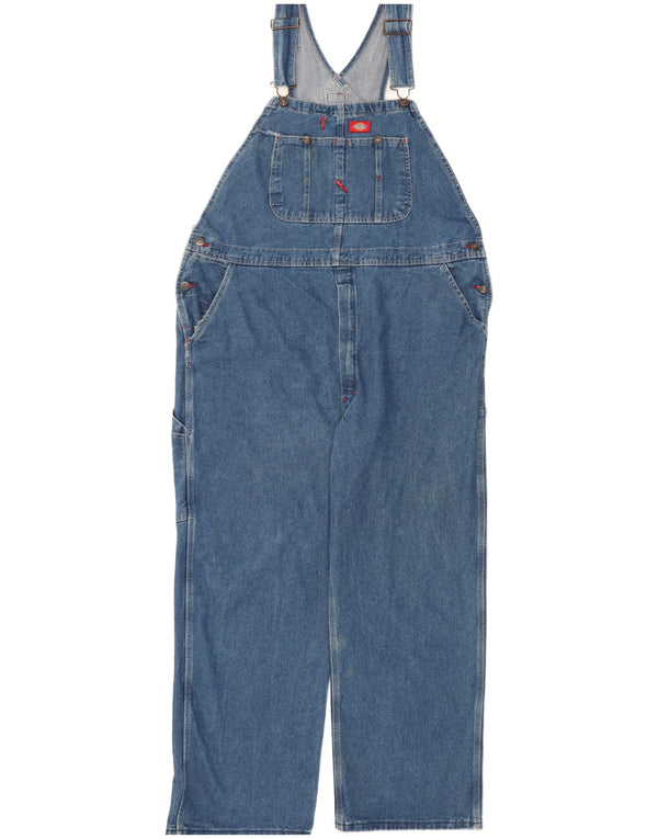 Dickies Salopette da uomo Carpenter Jeans dritti W40 L30 Cotone blu