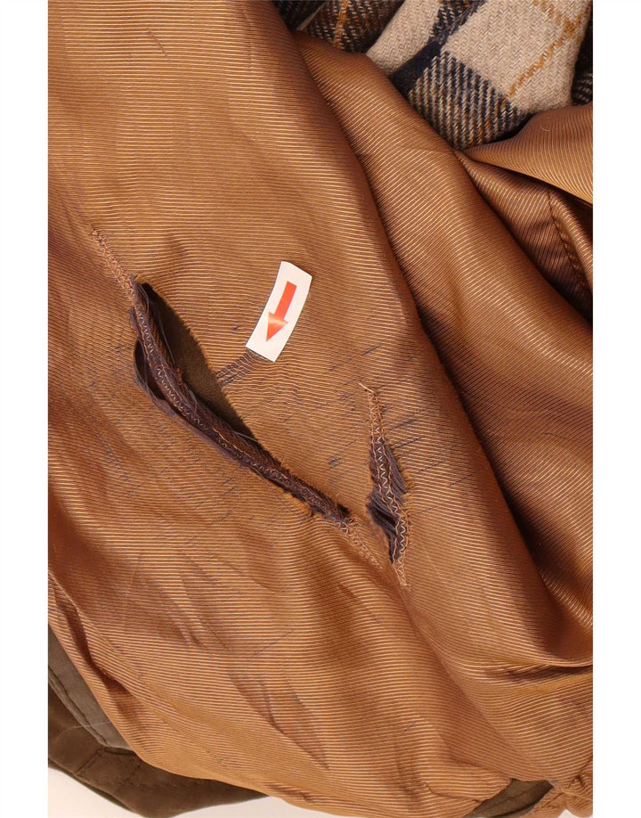 Cappotto da uomo B.S.M UK 42 XL Khaki Poliammide