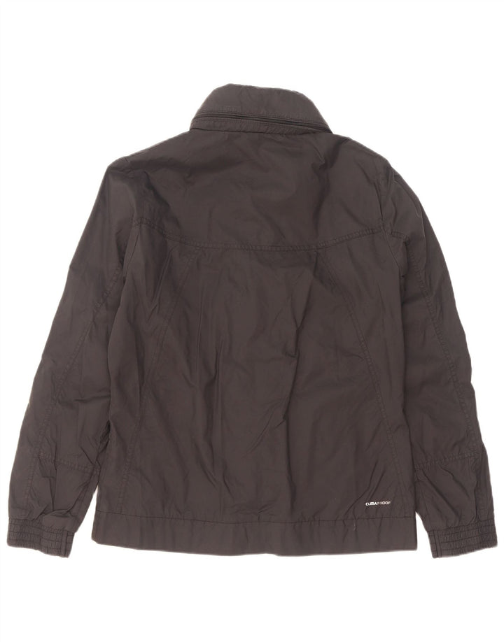 Giacca da ginnastica da donna Adidas UK 14 Large nera in poliammide