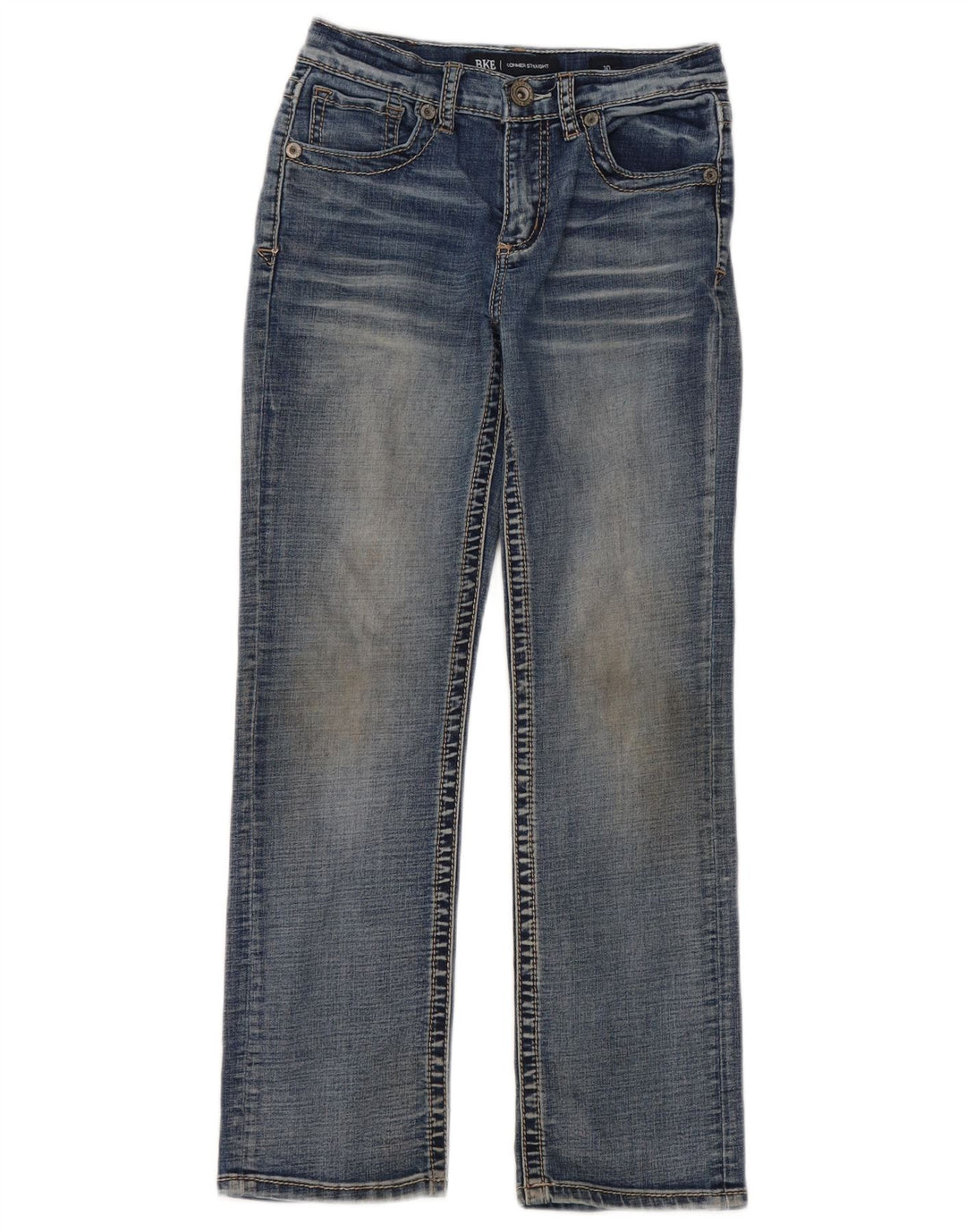 Jeans dritti BKE Conner per ragazzi 9-10 anni W24 L25 cotone blu