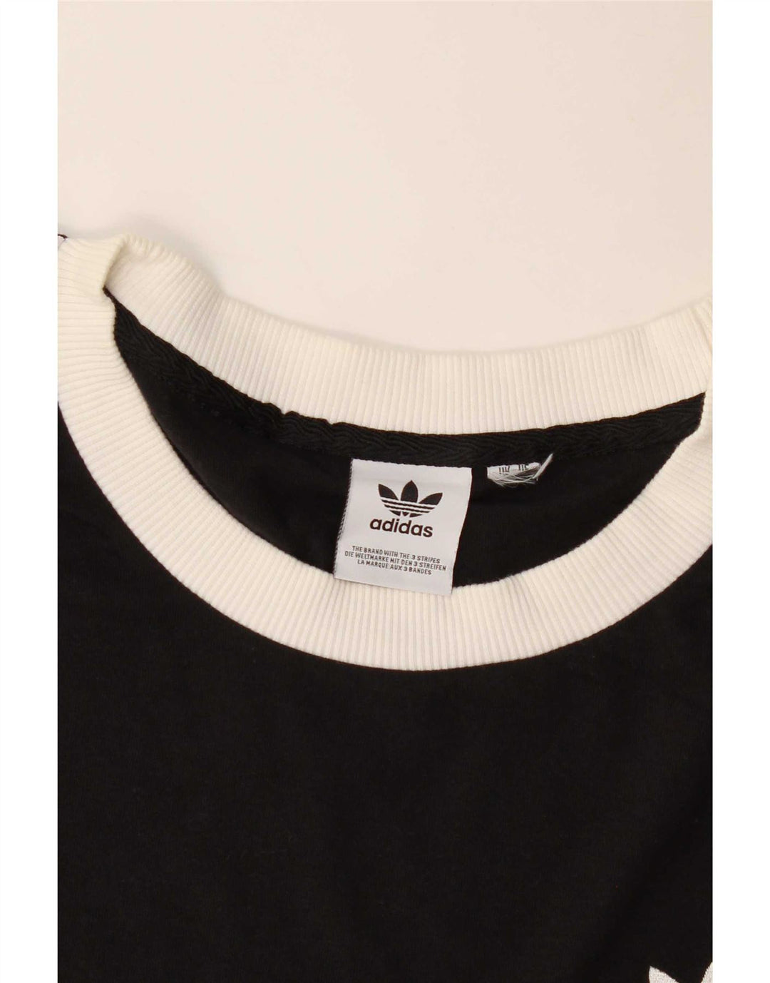 Maglietta Adidas da uomo grande nera