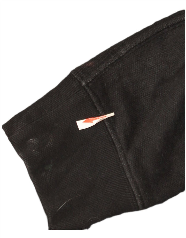 Levi's Felpa con grafica da uomo Maglione grande in cotone nero