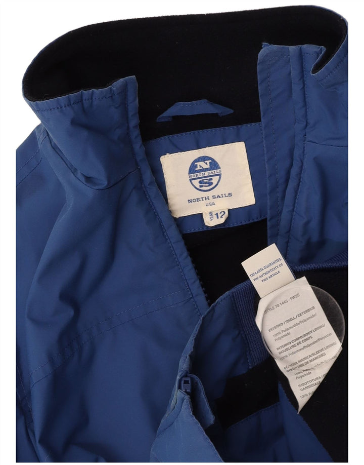 Giubbotto bomber da bambino NORTH SAILS 11-12 anni in poliammide blu