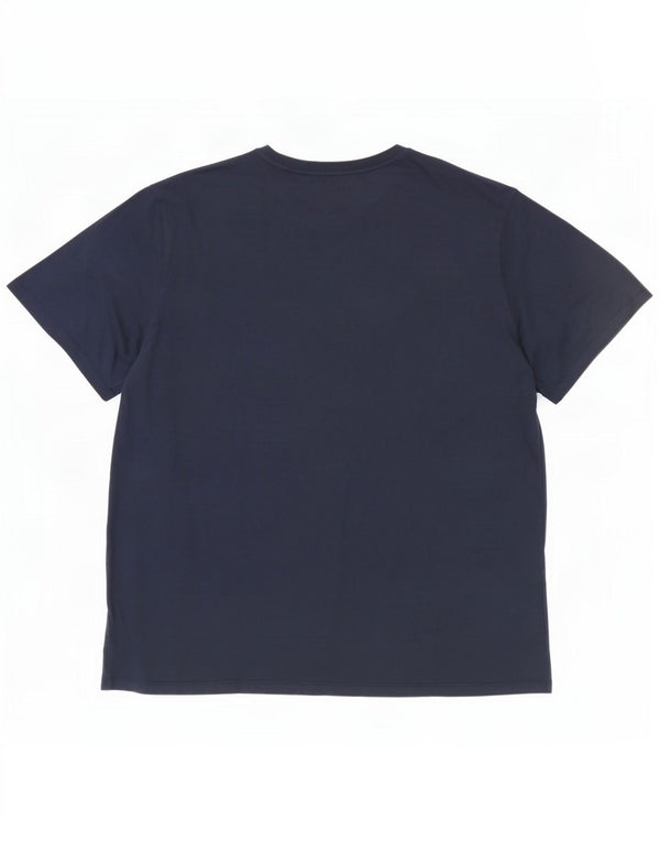 T-shirt grafica standard da uomo Levi's Top 2XL cotone blu navy