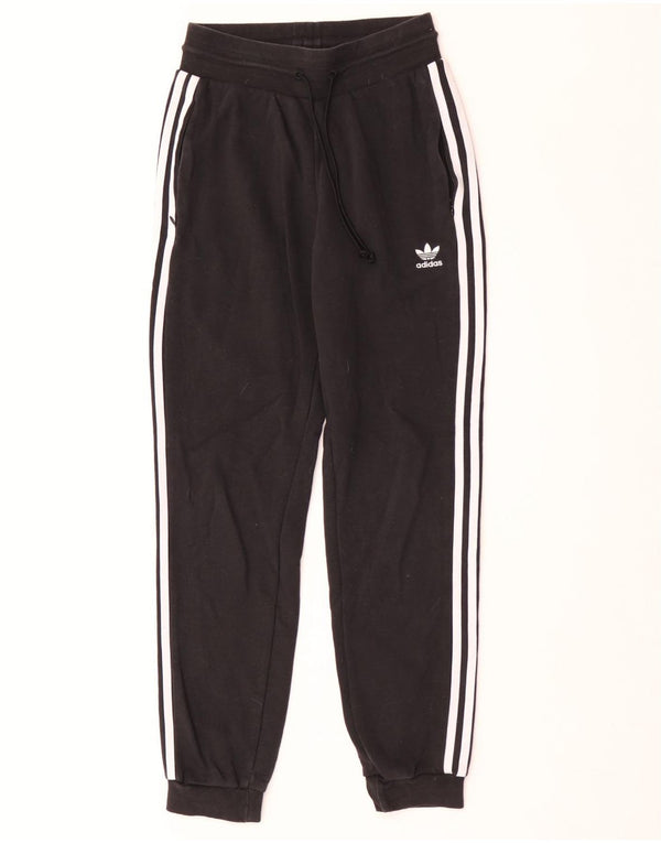 Pantaloni da tuta da donna Adidas Joggers UK 6 XS cotone nero