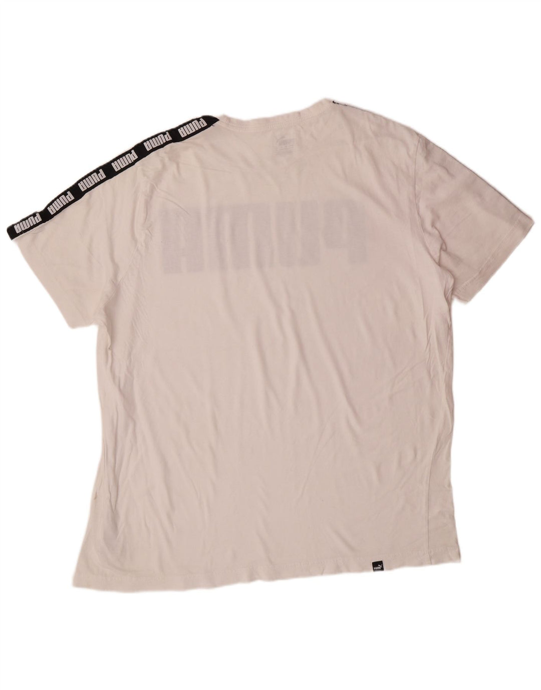 T-shirt grafica da uomo PUMA Top 2XL cotone bianco