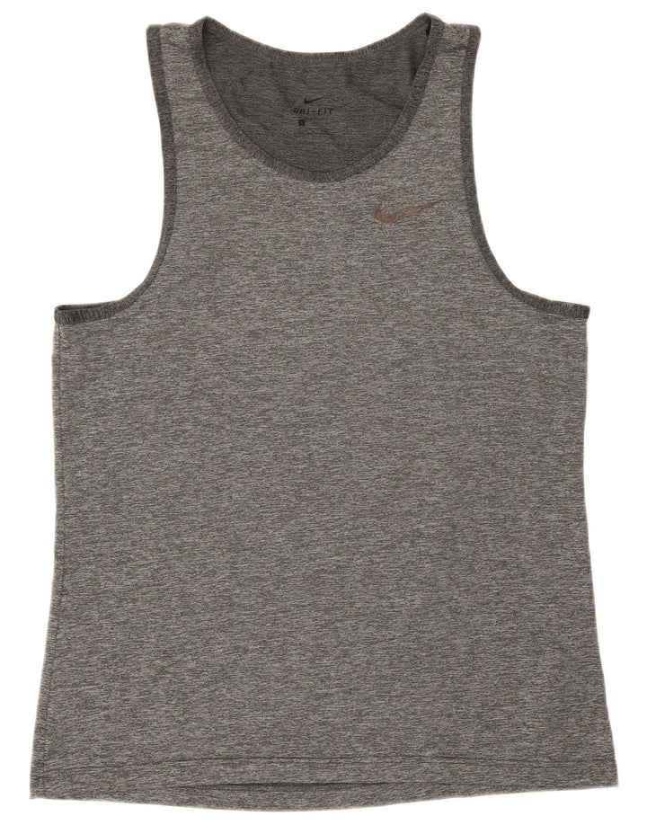 Canotta Nike Dri Fit da uomo grande grigia screziata