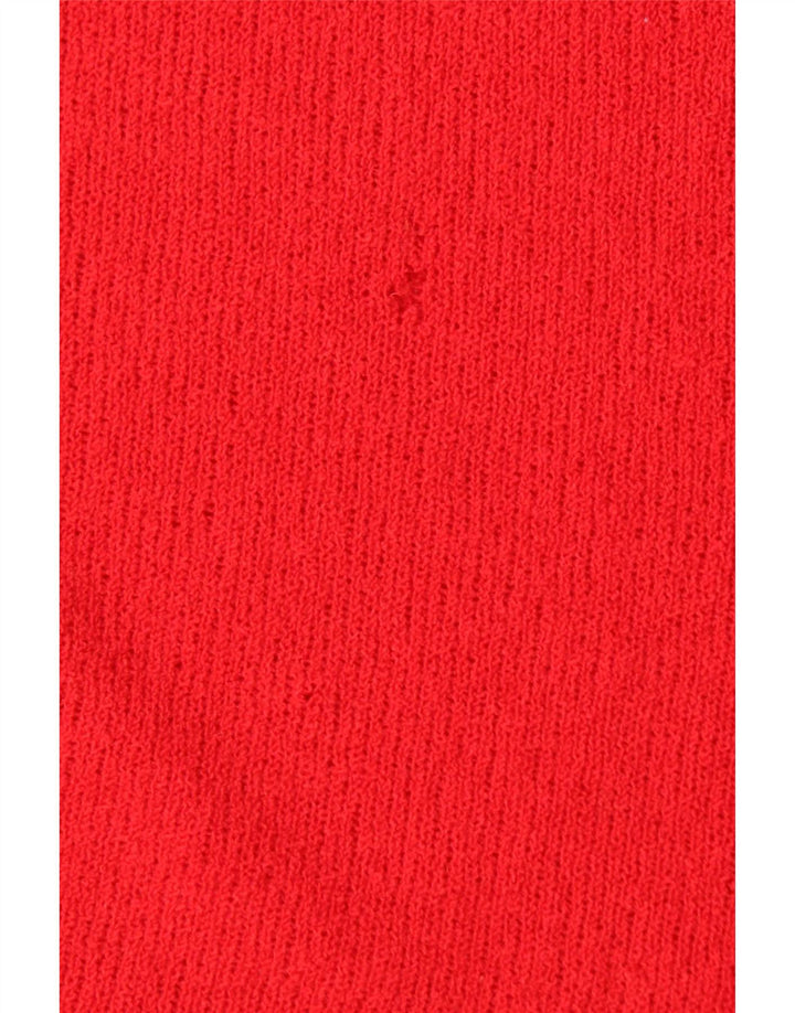 Abito maglione a maniche lunghe da donna Max Mara UK 12 rosso medio