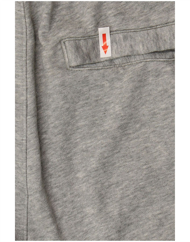 Pantaloni da tuta con grafica Nike da uomo, pantaloni da jogging, piccoli, in cotone grigio