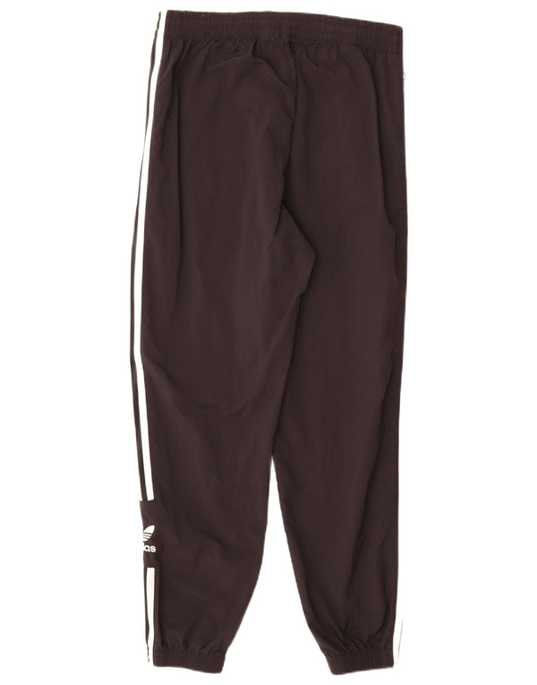 Pantaloni da tuta con grafica Adidas da donna Joggers UK 16/18 Large Nero