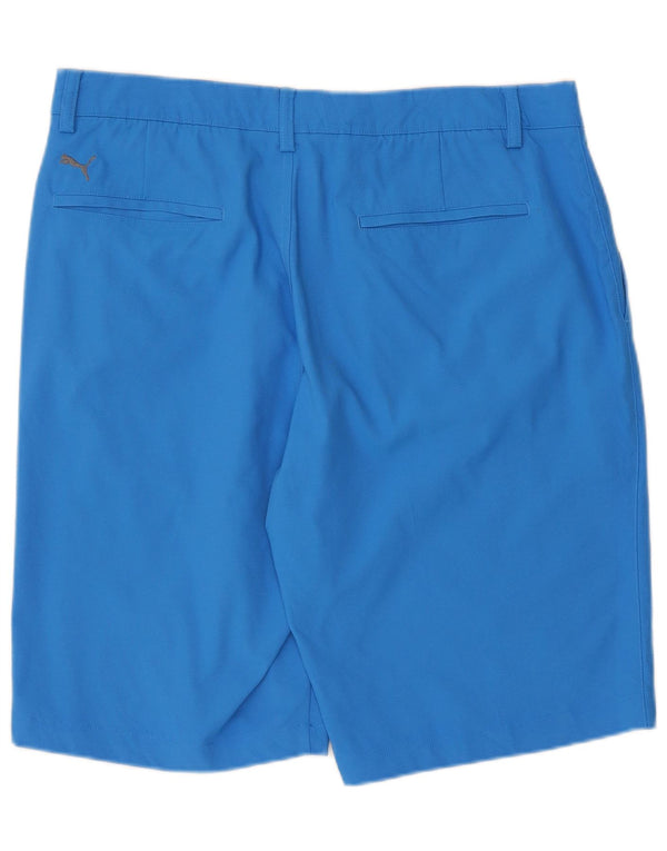 Pantaloncini chino da uomo Puma W36 Large blu in poliestere