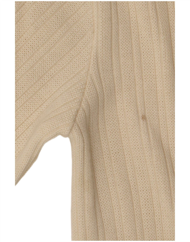 Maglione cardigan doppiopetto oversize da donna CAGI IT 34 2XS Bianco sporco