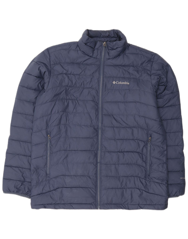 Giacca imbottita Columbia Omni-Heat Liner da uomo UK 40 Large in poliestere blu navy