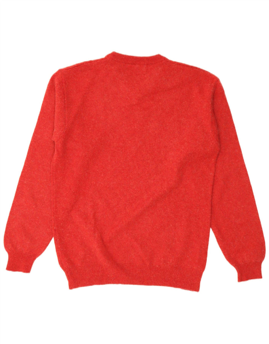 Marlboro Classics Maglione da uomo con scollo a V in lana rossa media