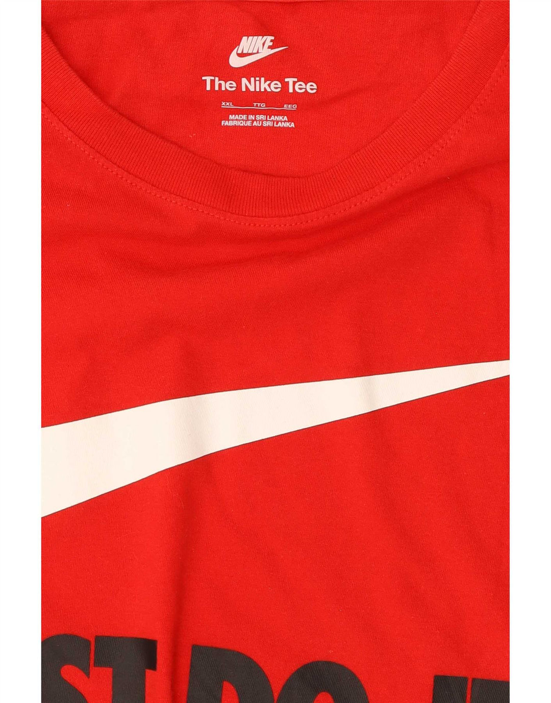 T-shirt grafica da uomo Nike Top 2XL rossa