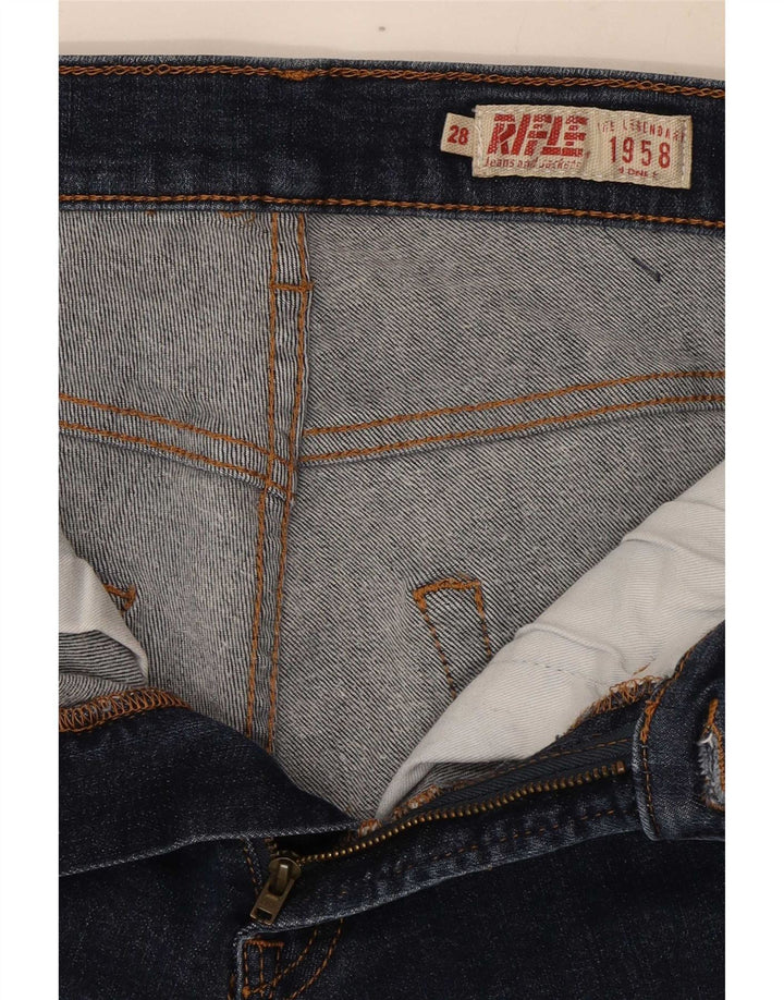 Jeans slim da donna Rifle W28 L32 cotone blu navy