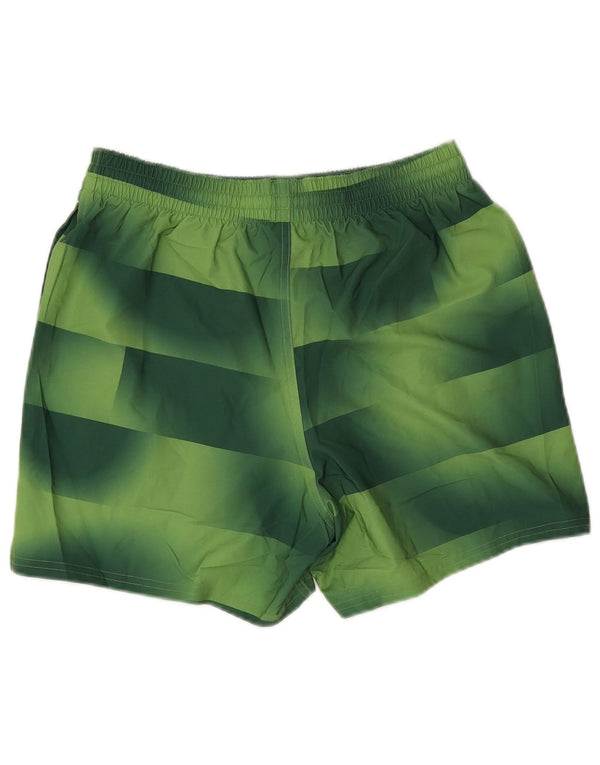 Pantaloncini sportivi Nike da uomo in poliestere a righe verde medio