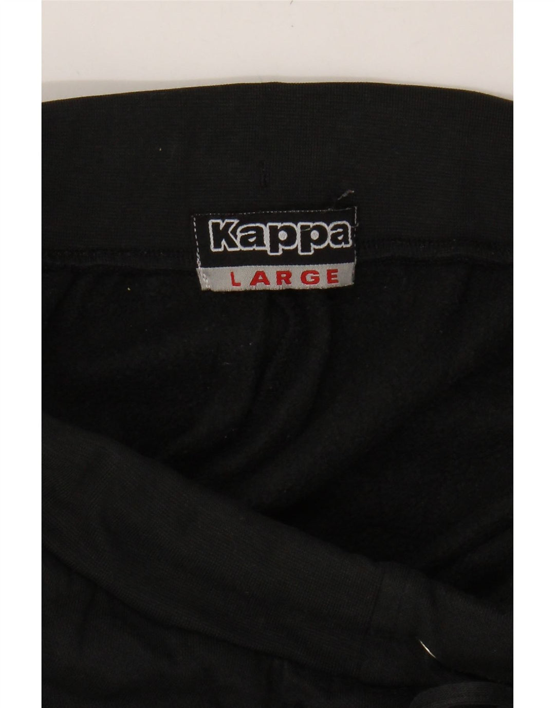 KAPPA Womens Tracksuit Trousers Joggers UK 16 Large Black Vintage Kappa and Second-Hand Kappa from Messina Hembry 