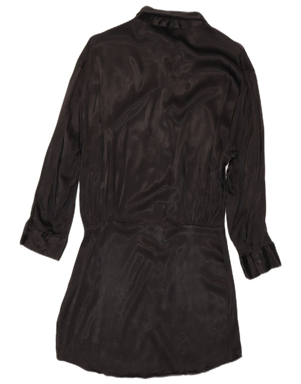 Abito camicia da donna Zara UK 18 XL Nero