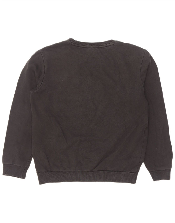 Felpa grafica da uomo Puma Maglione piccolo cotone nero