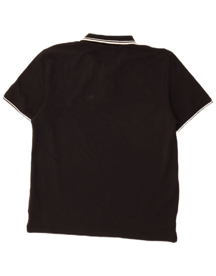 Polo da uomo dalla vestibilità classica Jack Wills, grande, in cotone nero