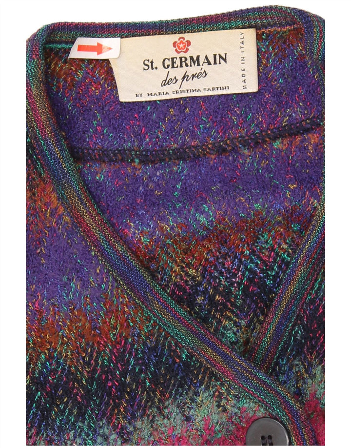 ST. Maglione cardigan lungo da donna GERMAIN IT 44 medio multicolore