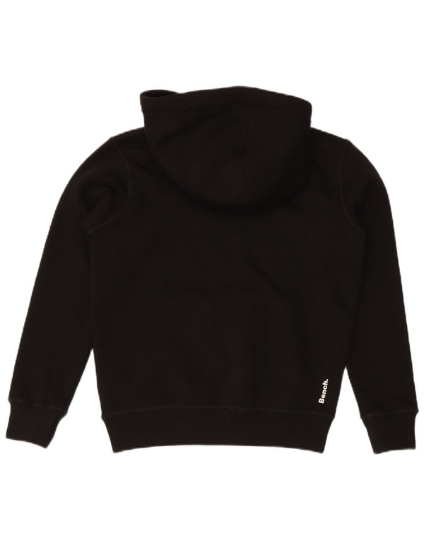 Maglione con cappuccio e vestibilità regolare grafica Bench Boys 9-10 anni in cotone nero moderno