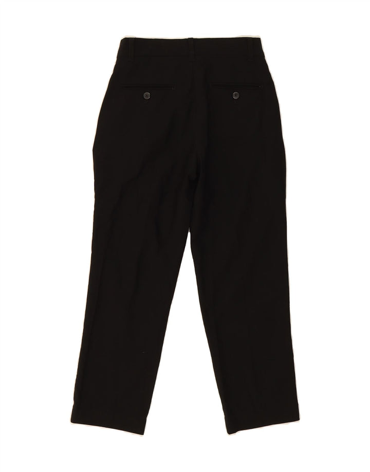 IZOD Boys Straight Chino Trousers 7-8 Years W23 L22 Black Polyester Vintage Izod and Second-Hand Izod from Messina Hembry 
