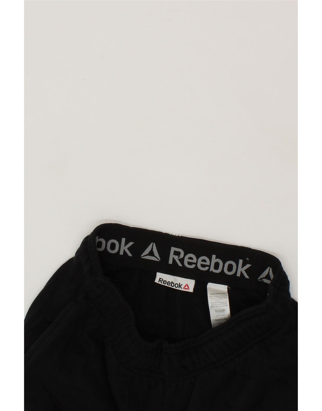 REEBOK Mens Tracksuit Trousers Joggers Small Black Cotton Vintage Reebok and Second-Hand Reebok from Messina Hembry 