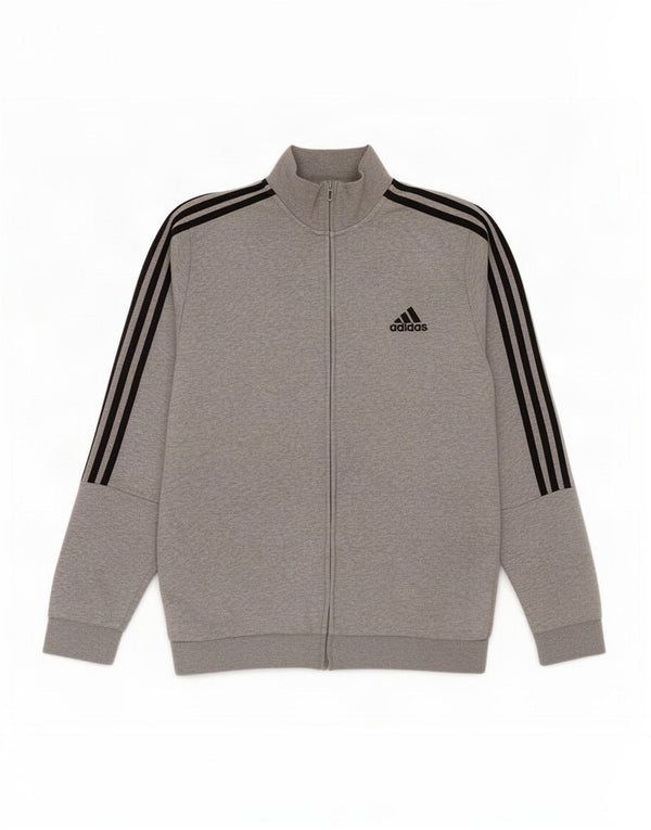 Giacca da tuta da uomo Adidas UK 44/46 grande cotone grigio