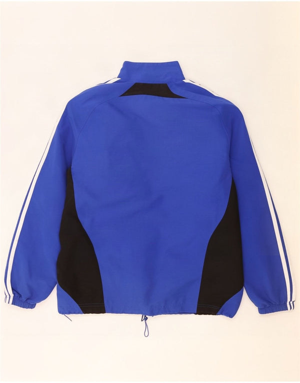 Adidas Mens Graphic Tracksuit Top Jacket UK 38/40 Medium Blue Colourblock