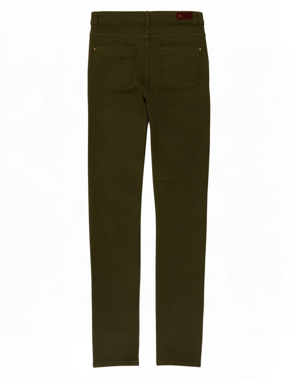 Jeans skinny Trafaluc da donna Zara EU 36 XS W26 L31 cotone kaki