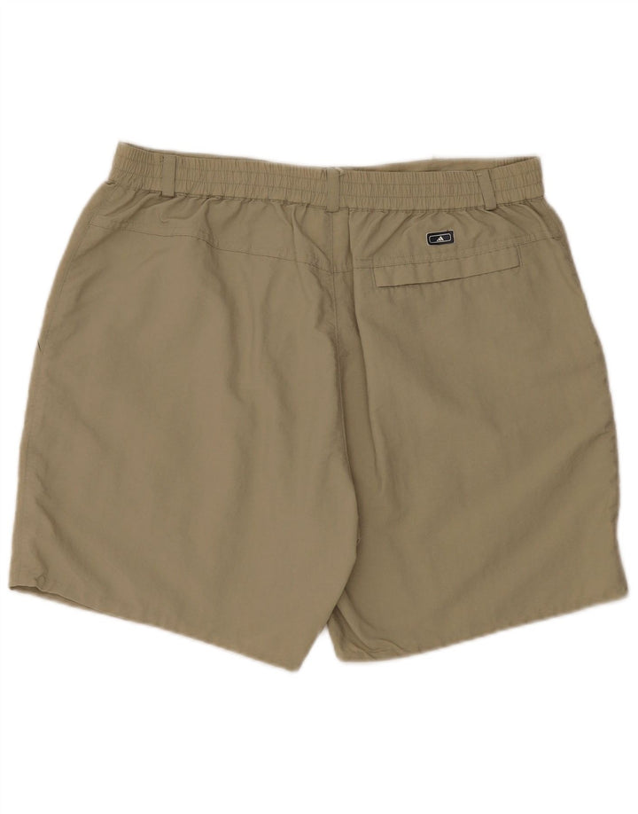 Pantaloncini chino da uomo Adidas W36 Large Beige in poliammide