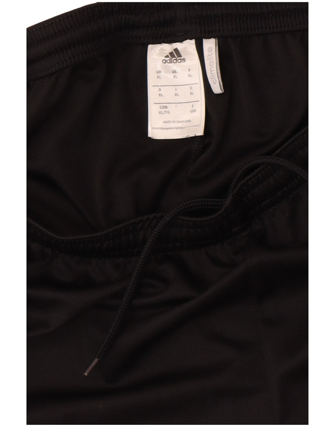 Pantaloncini sportivi Adidas Climalite da uomo XL poliestere nero