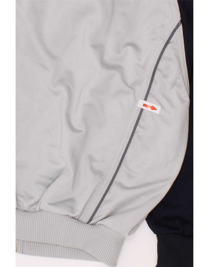 Giacca da ginnastica grafica da ragazzo Adidas 7-8 anni Blu navy Colourblock