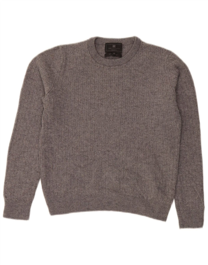 Maglione girocollo corto da donna Marks & Spencer UK 14 Grigio medio
