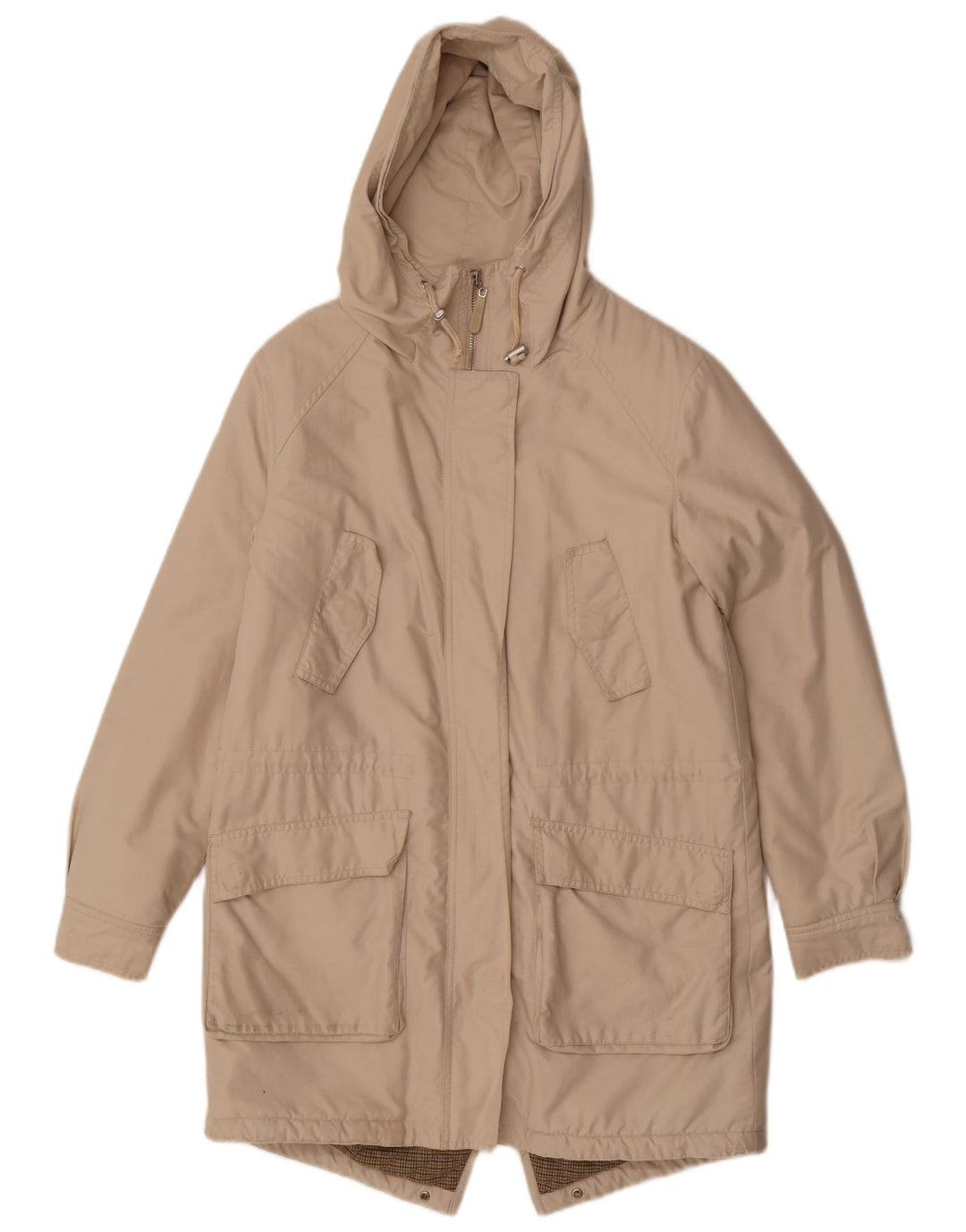 Giacca Parka oversize da donna Hobbs UK 8 piccola in cotone beige