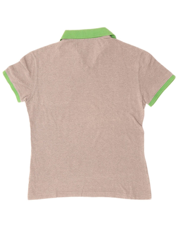 Polo Armani Jeans Uomo Large in Cotone Grigio