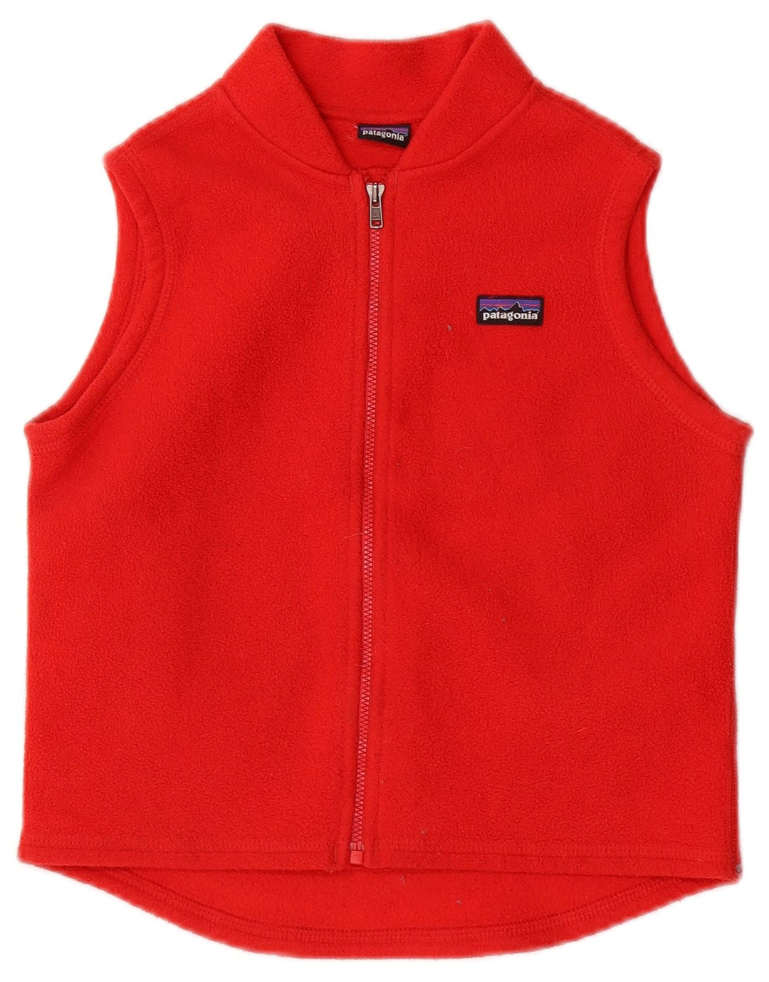 Gilet in pile per ragazze Patagonia 7-8 anni Rosso