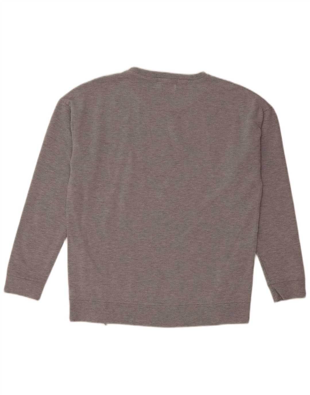 CONVERSE Felpa con grafica da donna Maglione UK 14 Cotone grigio medio