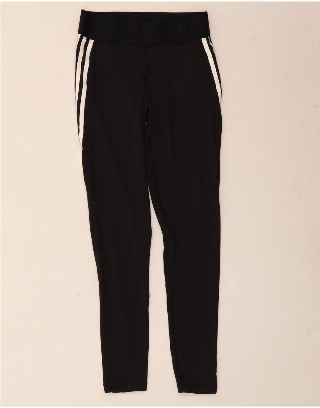 Leggings Adidas Aeroready da donna UK 8/10 Piccolo poliestere nero