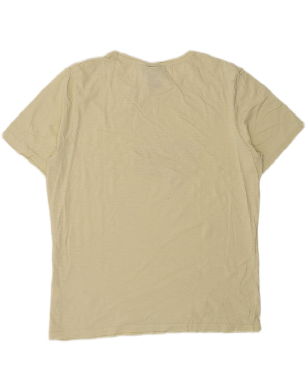T-shirt grafica da donna Maui and Sons Top UK 20 2XL cotone giallo