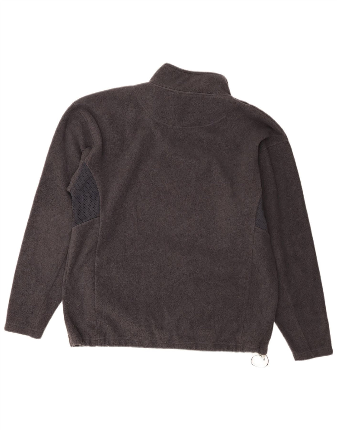 Maglione in pile Wilson da uomo con zip e collo XL in poliestere grigio