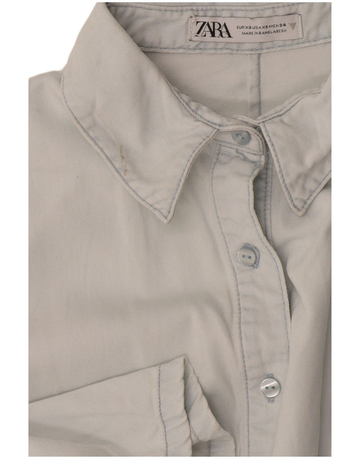 Tutina corta da donna Zara vestibilità ampia UK 4 XS blu