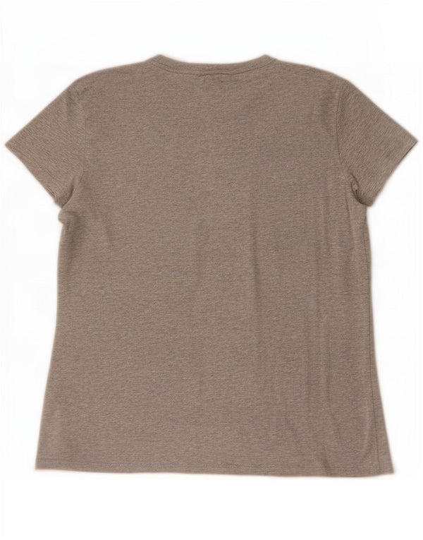 T-shirt da uomo Tommy Hilfiger Top grande in cotone chiazzato grigio