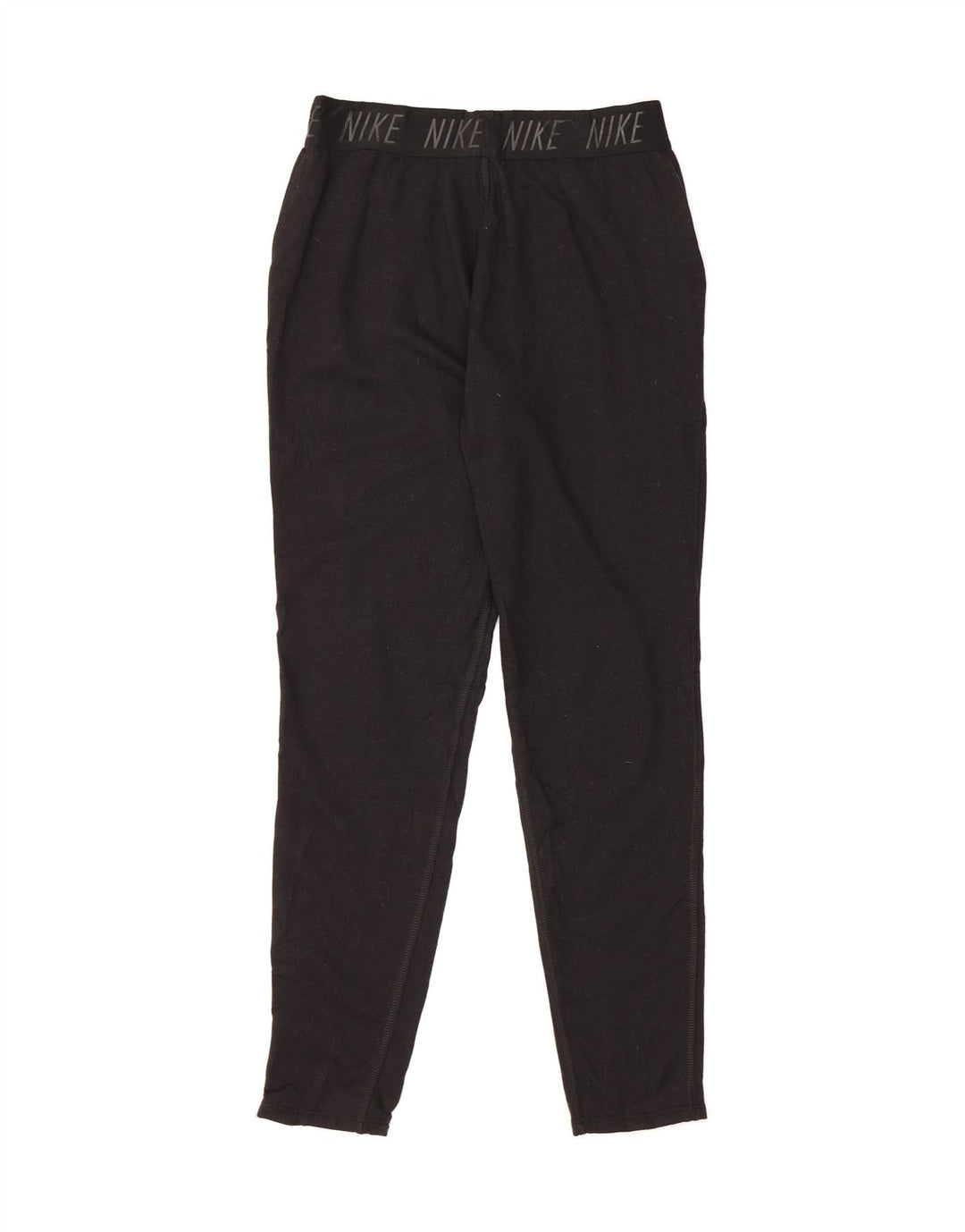 NIKE Womens Graphic Leggings UK 10 Small  Black Polyester Sports Vintage Nike and Second-Hand Nike from Messina Hembry 