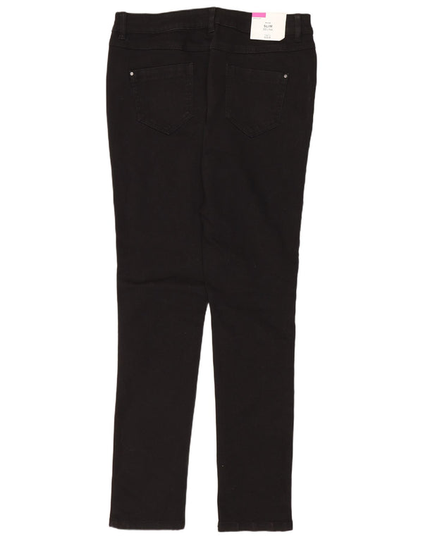 Jeans slim Selina da donna M&Co UK 14 Large W32 L30 Cotone nero